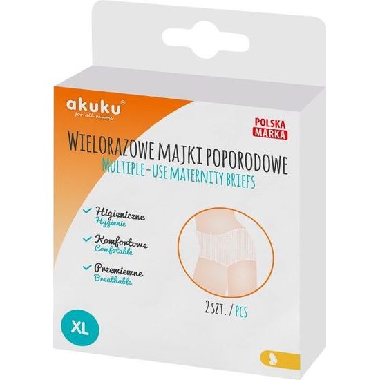 Poporodní kalhotky Akuku pro opakované použití vel.XL