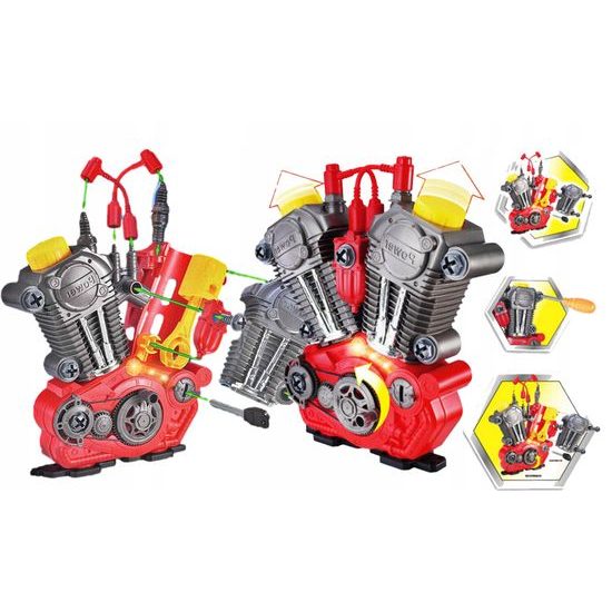 Doris šroubovací motor pro děti se zvukem Funny Engine