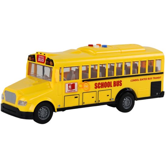 Dětský autobus se světlem a zvuky School Bus 1:16