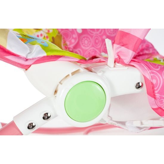 Kojenecké lehátko 3v1 s vibracemi Myška - růžové