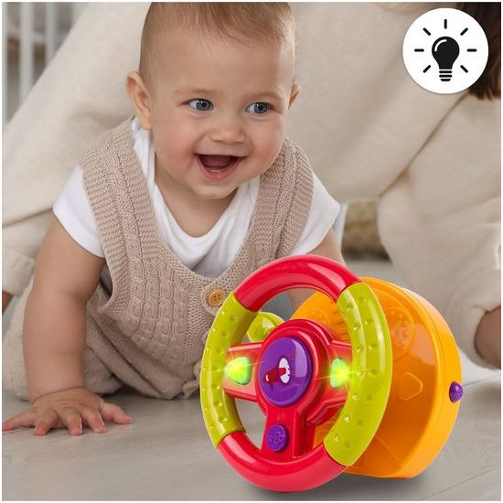 Interaktivní volant se zvuky a světly Wheel Toy