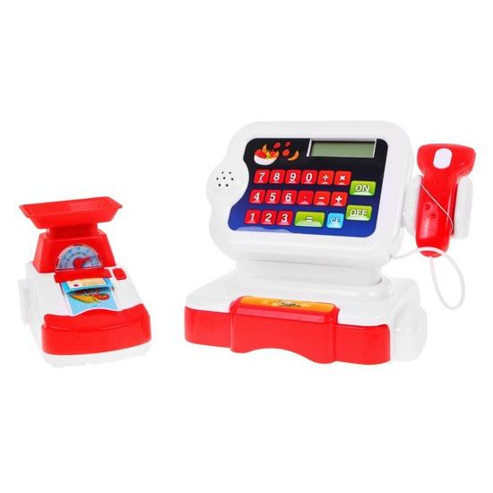 Dětská elektronická pokladna s kalkulačkou Funny Cashier
