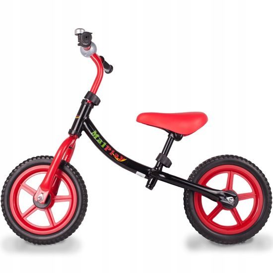 Dětské odrážedlo Nolan 12" černo-červené