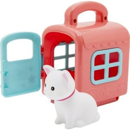 Zvířátko v přepravním boxu - mix 3 barvy