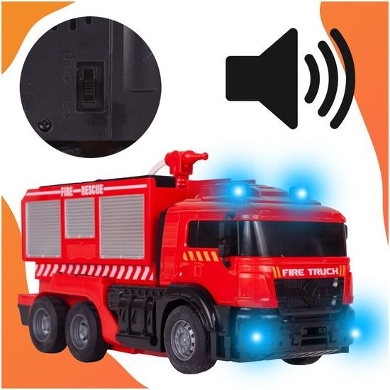 Robot transformer - požární auto 2v1 Fire Truck na dálkové ovládání