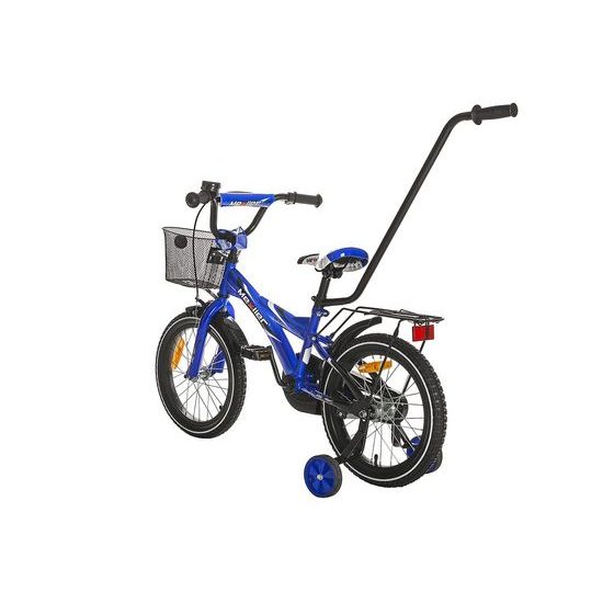 Mexller dětské kolo BMX 16" s vodící tyčí modrá