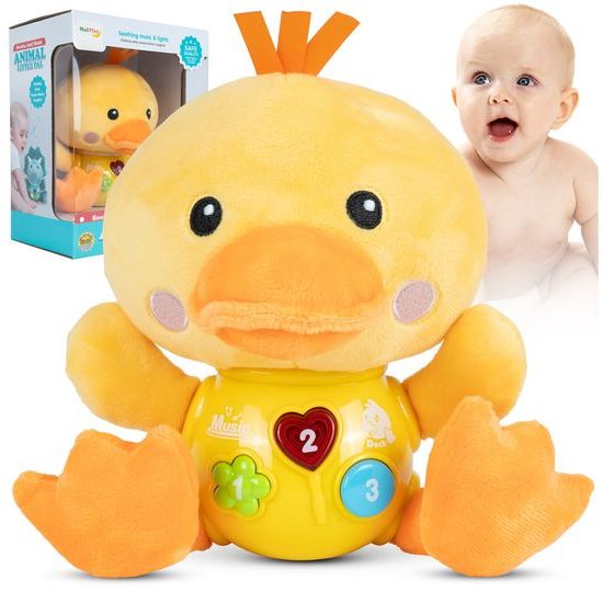 Interaktivní plyšová kačenka na baterie Magic Duck
