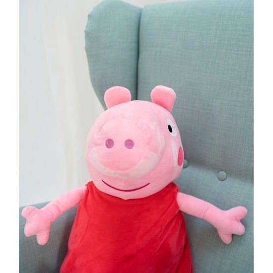Plyšové prasátko Pepa 80 cm růžové