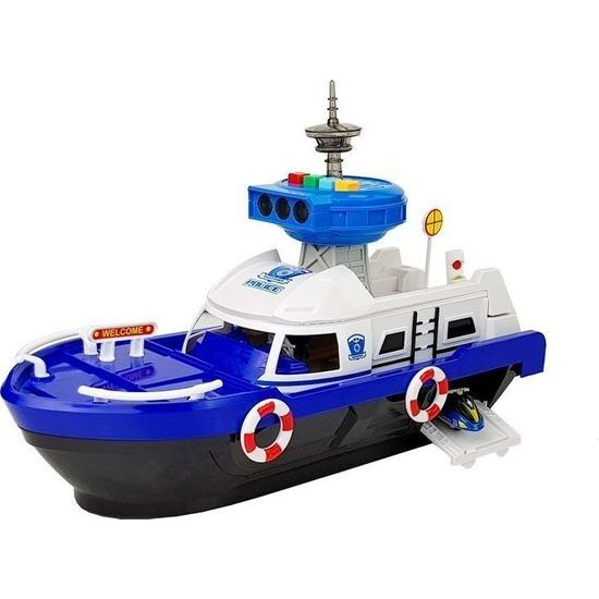 Policejní dopravní člun se zvuky a světly