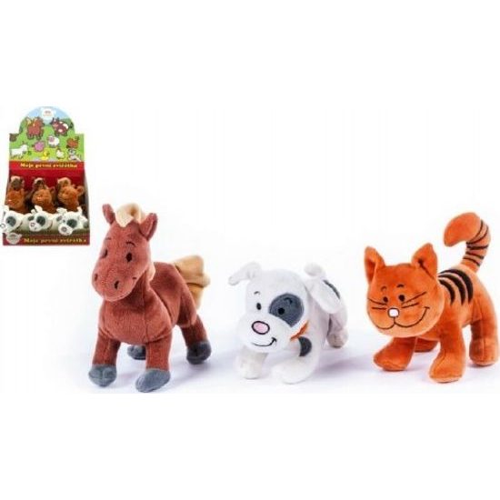 Zvířátko - Moje první zvířátka se zvukem - mix 3 druhy