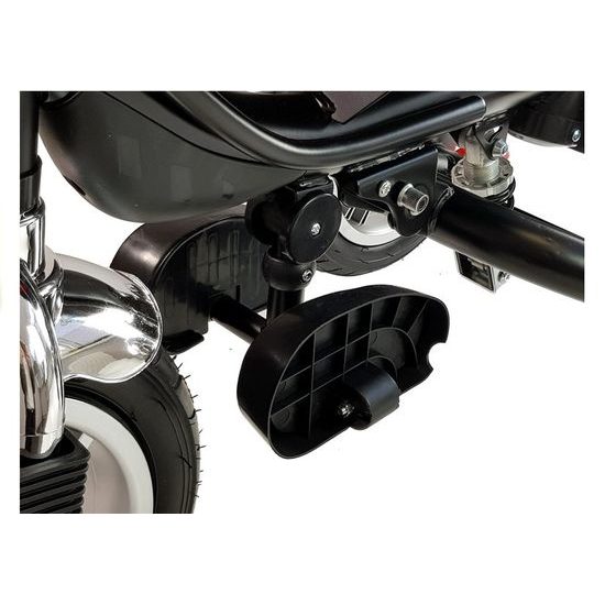 Majlo Toys tříkolka 2v1 s nafukovacími koly PRO600 černá