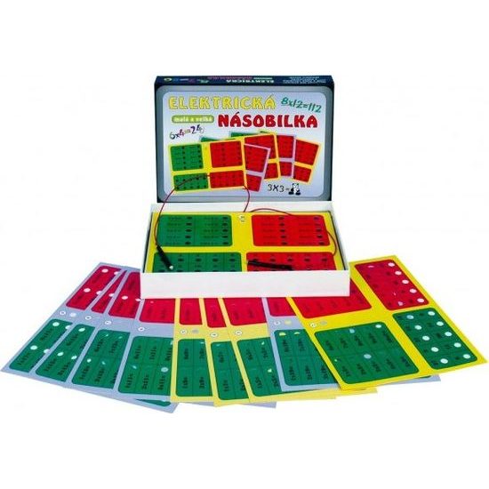Elektrická násobilka - společenská hra na baterie