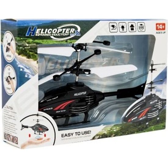 Vrtulník - reagující na pohyb ruky s USB nabíjecím kabelem