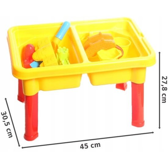 Dětský stoleček s pískovištěm a a příslušenstvím Fun Table