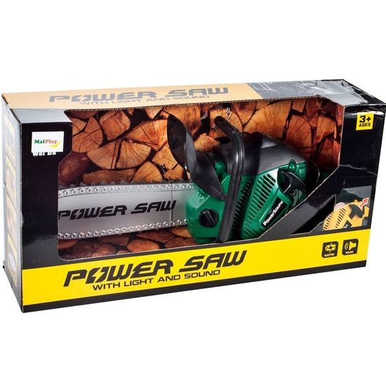Dětská motorová pila Chain Saw zelená