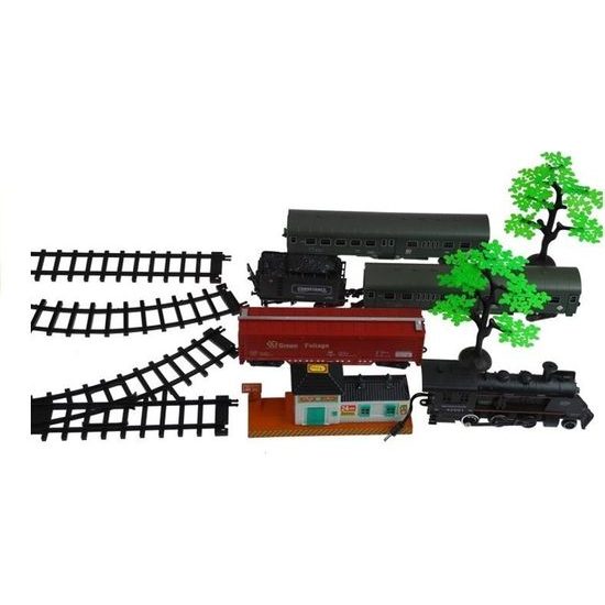 Vláčkodráha na baterie s kouřovými a světelnými efekty Rail King