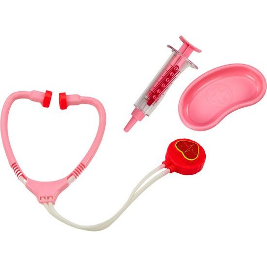 Dětská lékárnička v růžovém kufru