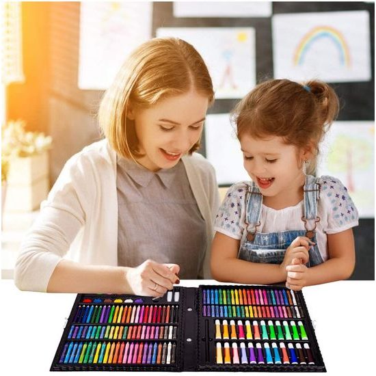 Velká sada na kreslení a malování Mega Art Set 168 součástí