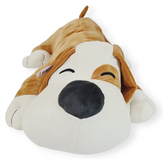 Plyšový pejsek Azor 70 cm - hnědý