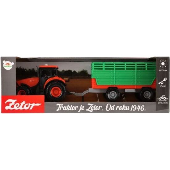 Traktor Zetor s vlekem