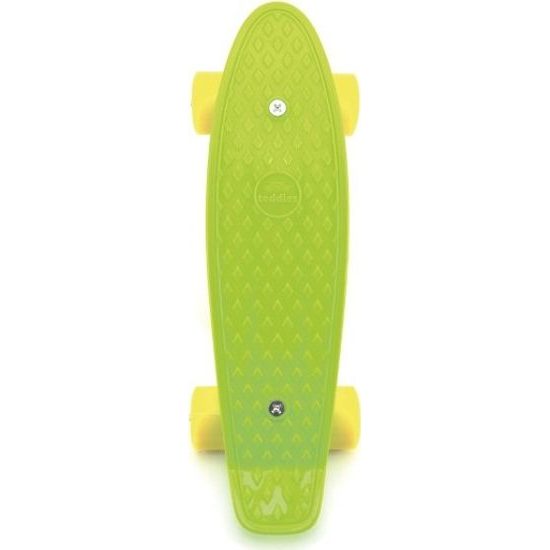 Skateboard - pennyboard - zelená, žlutá kola