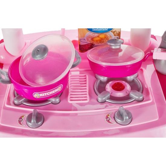 Detská kuchynka so zvukmi a svetlom Interest Kitchen - ružová