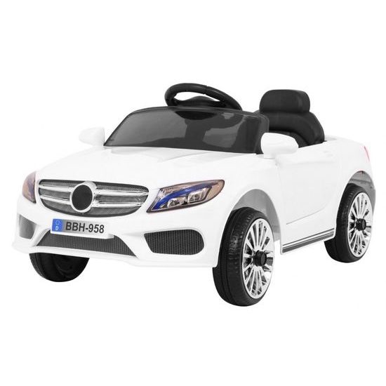 Dětské elektrické autíčko Best bílé