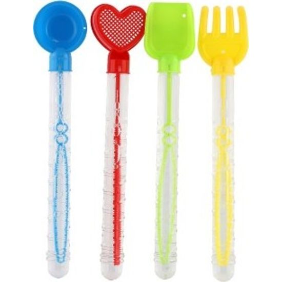 Bublifuk 70ml s nářadím na písek - mix 4 druhy