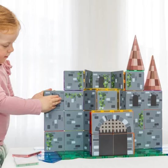 Learn & grow toys Magnetické doplňkové dlaždice HRADEBNÍ SET (40kusů)