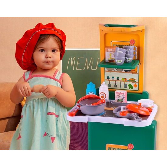 Dětská mini kuchyňka v kufříku Child Kitchenette