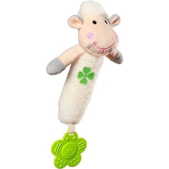 BabyOno Hračka pískací s kousátkem Sweet Lambie