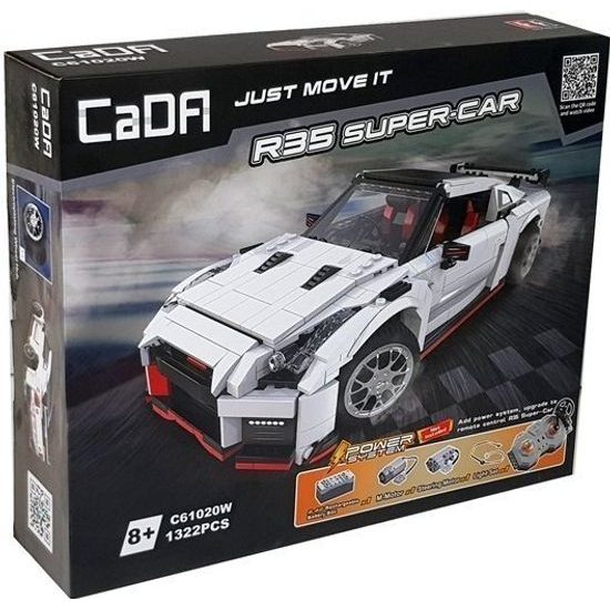 Sportovní auto na sestavení z 1322 kostek