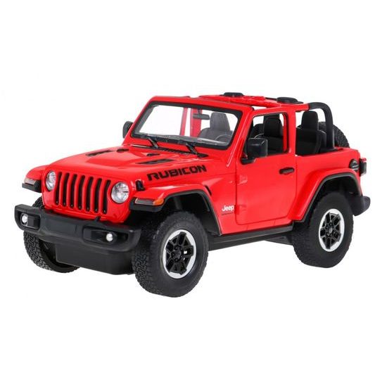 Rastar auto na dálkové ovládání Jeep Wrangler JL 1:14 červené