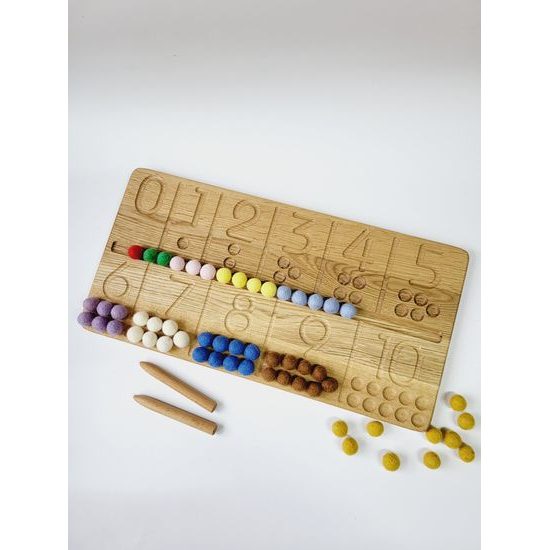 Deska XL - sled čísel 1-10