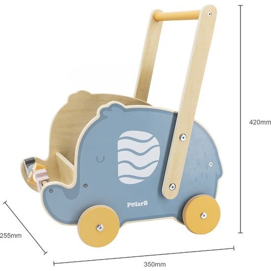 Dřevěné chodítko Viga Slon