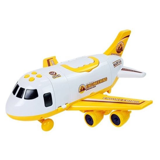 Interaktivní letadlo se stavebními stroji, světly a zvuky Engineering Airplane