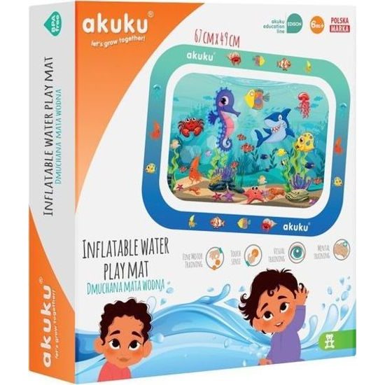 Akuku Nafukovací podložka pro batolata - mořský svět