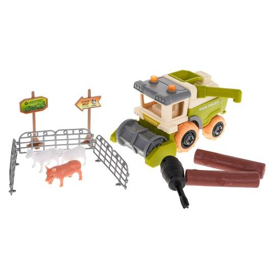 Šroubovací kombajn s příslušenstvím Farm Truck