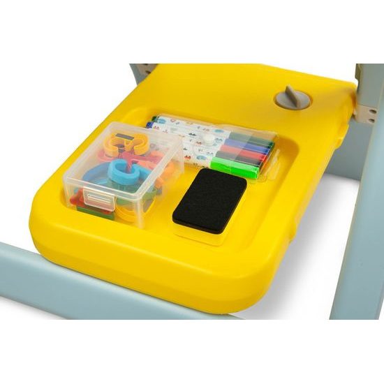 Dětská vzdělávací Magnetická tabule s židličkou TED - Toyz žlutá