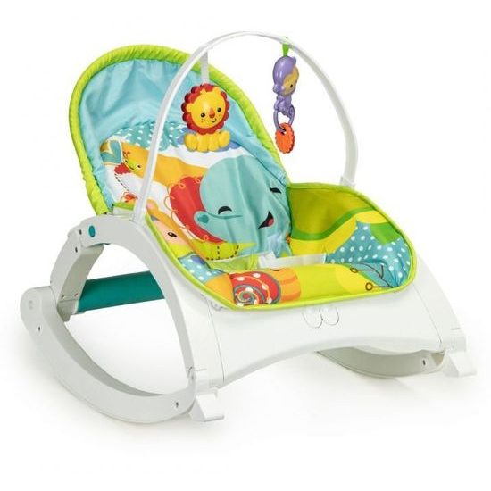 Ecotoys kojenecké lehátko 3v1 s vibracemi a hudbou Animal 5