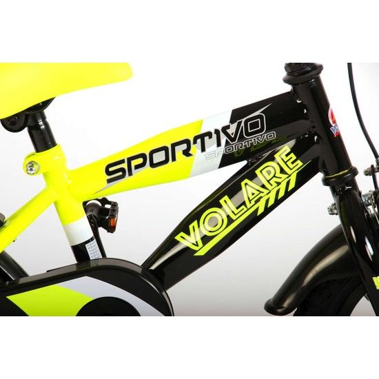SMONTOVÁNO Dětské kolo Volare Sportivo Yellow 12"
