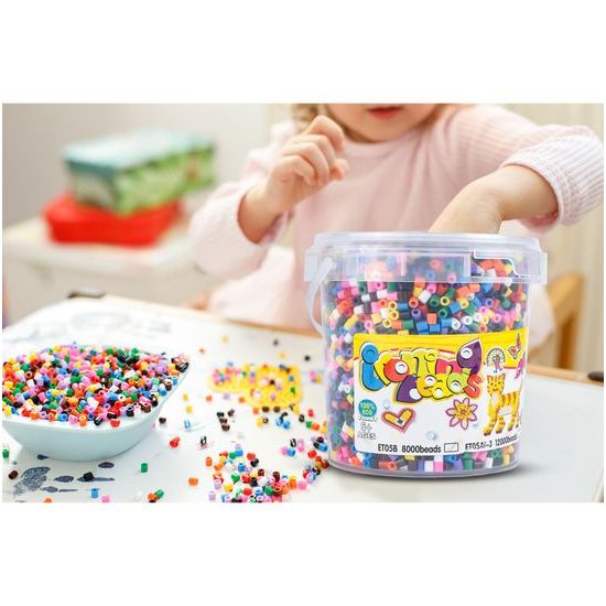 Náhradné korálky na žehlenie Iron Beads 8000 kusov priemer 0,5 cm