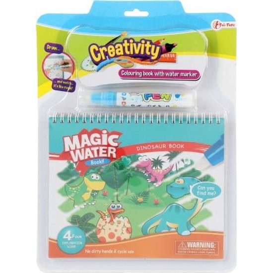 Kouzelné malování vodou - dinosauři s magickou tužkou