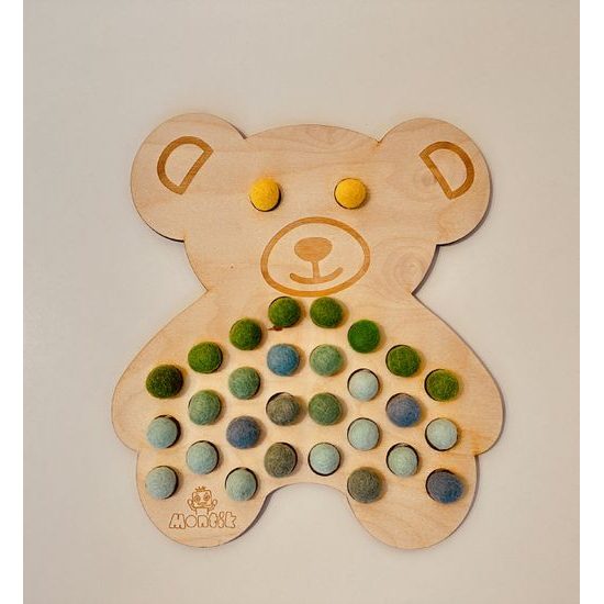 Vkládacie motorické zvieratko - medveď