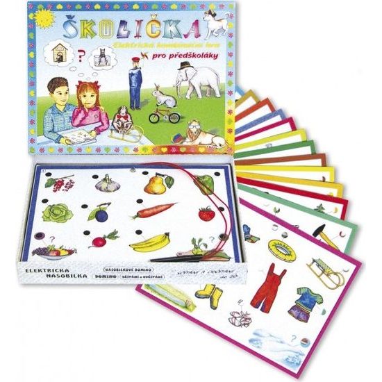 Školička - společenská hra - na baterie