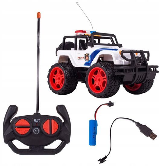 Policejní auto na dálkové ovládání Super Police Car 1:14