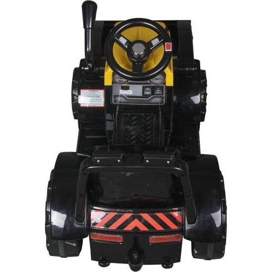 Elektrický žlutý traktor ZP1001B s přední radlicí