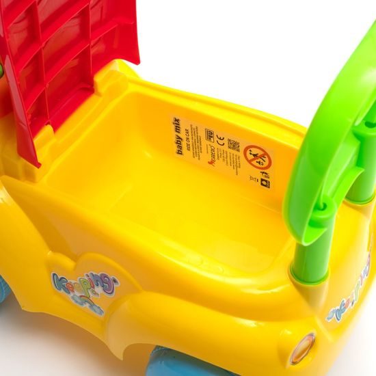 Baby Mix dětské odrážedlo Vláček se zvukem žluté