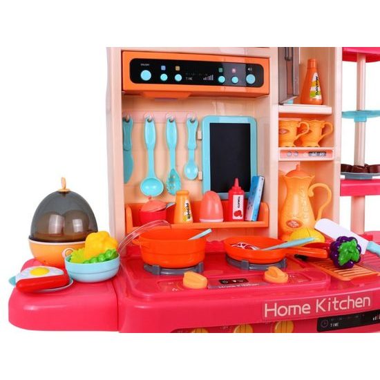 Doris dětská kuchyňka XXL se zvuky a tekoucí vodou - růžová
