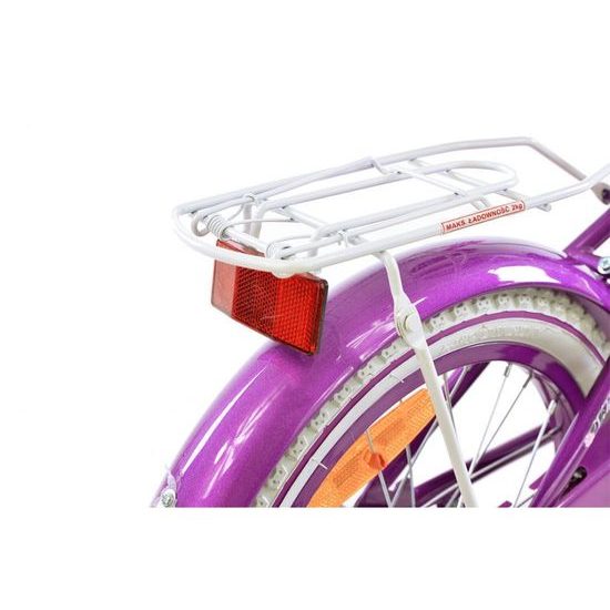 Mexller dětské kolo Village 16" s vodící tyčí fialové
